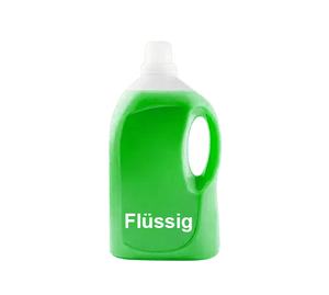 Handelsübliche Waschmitttel